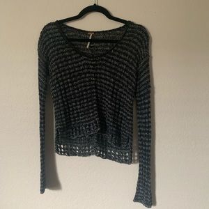 Crochet free people sweater